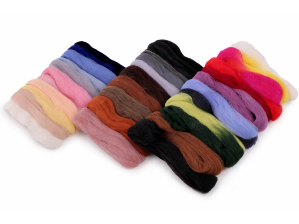 Ovčí rouno sada 50 g česané