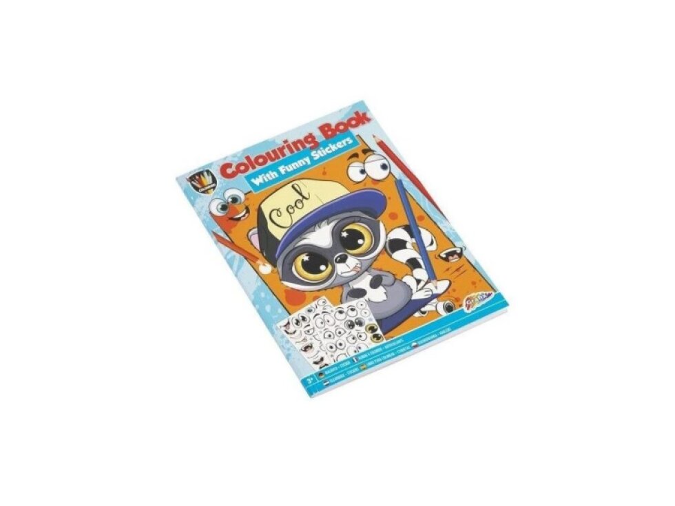 Omalovánky se samolepkami A4, 24 listů- klučičí