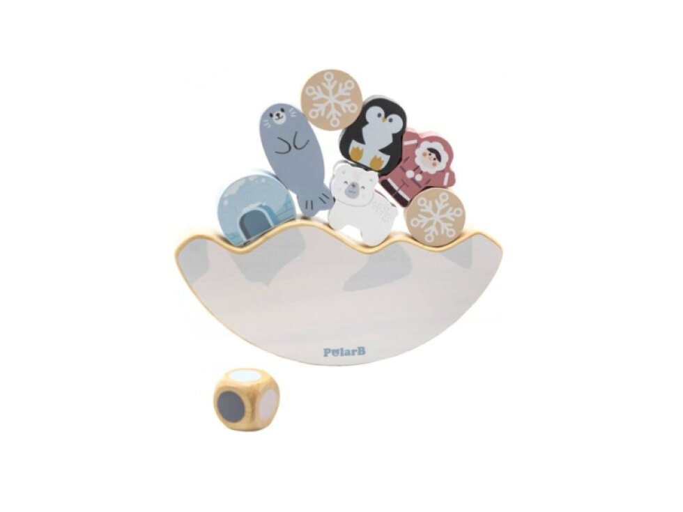 VIGA DŘEVO PolarB hra baby balanční ledová kra