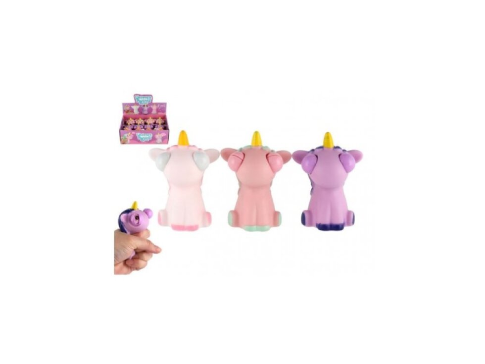 Jednorožec antistresový mačkací guma 9cm