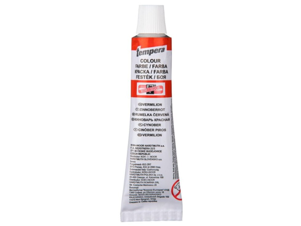 Koh-I-Noor Temperové barvy 16 ml - červená