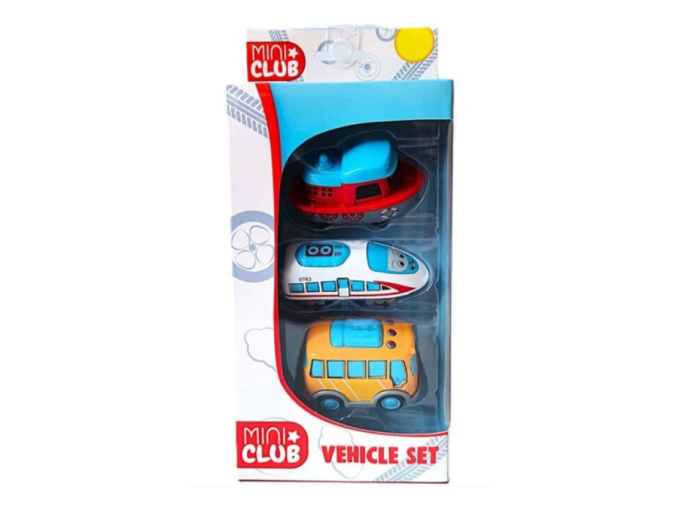 Mini Club vozidlo 3ks