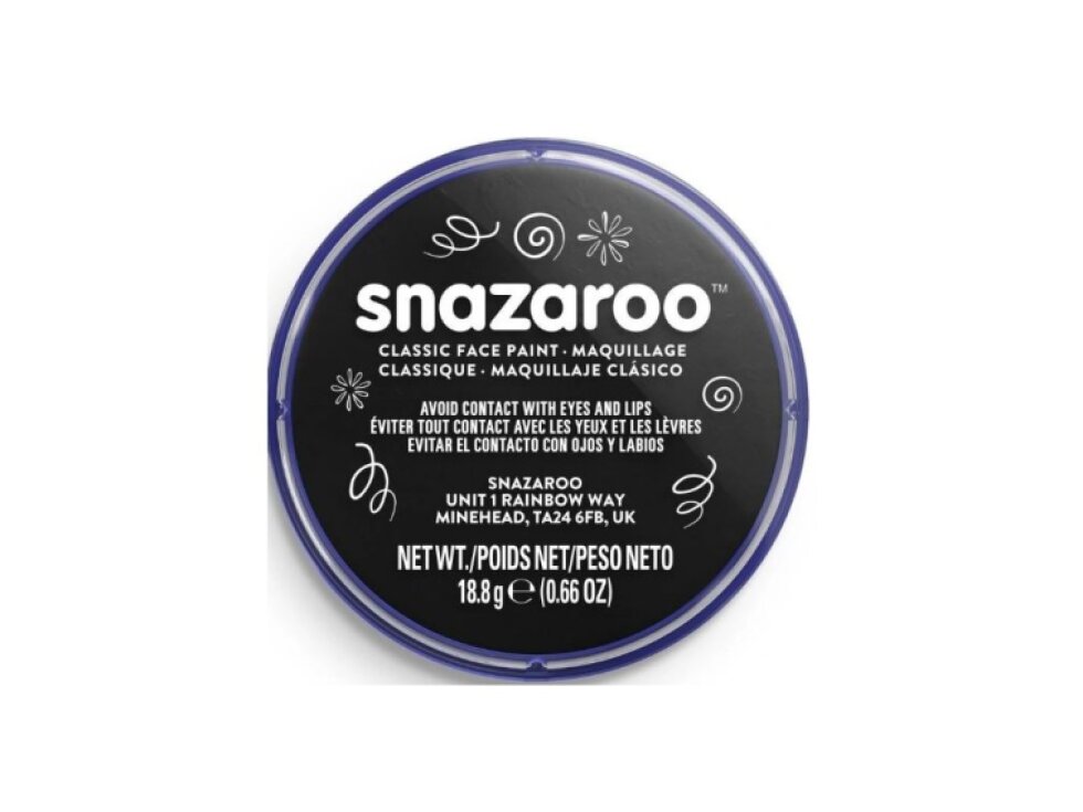 Snazaroo barva na obličej 18ml - černá