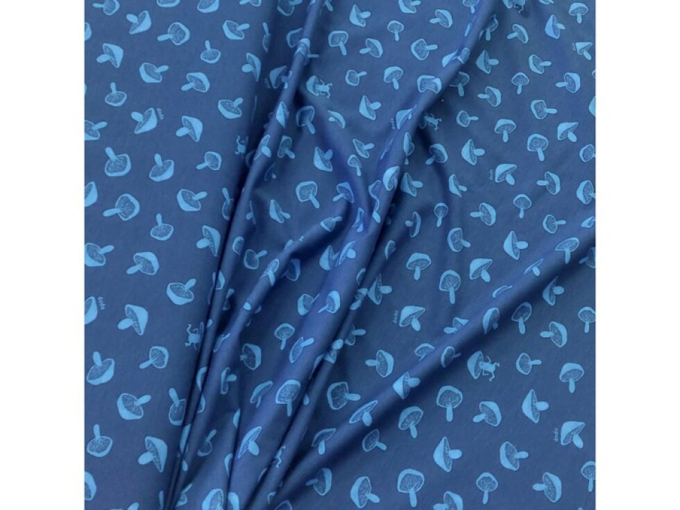 Úplet - Modré houbičky