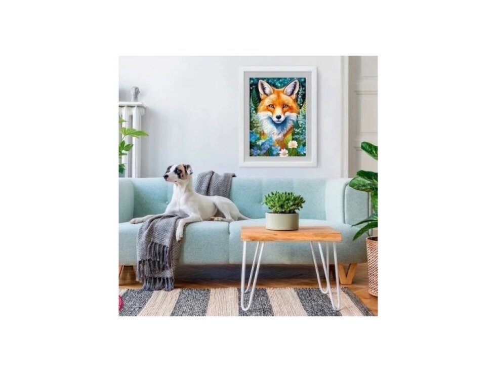 Puzzle Cherry Pazzi 1000d. Liška v květinách (Red Fox in Flowers)