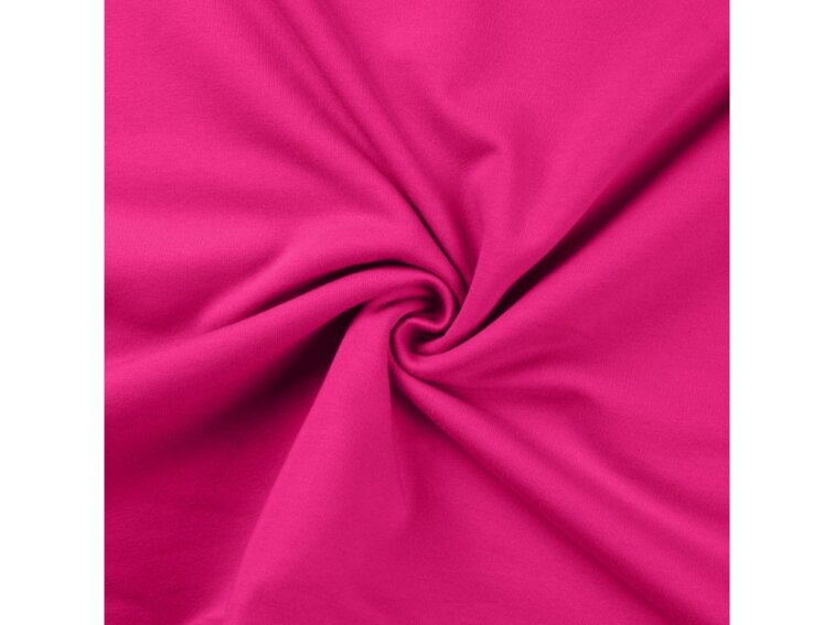 Jednobarevná teplákovina 235g - Fuchsiová