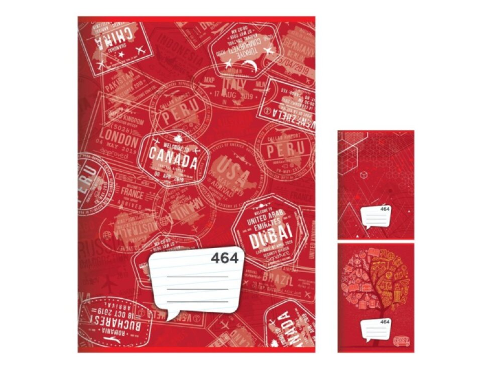 Školní sešit 464 - A4, linkovaný, 60 listů