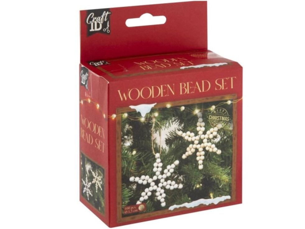 Vánoční tvoření - Vánoční dřevěné ozdoby 2x hvězda