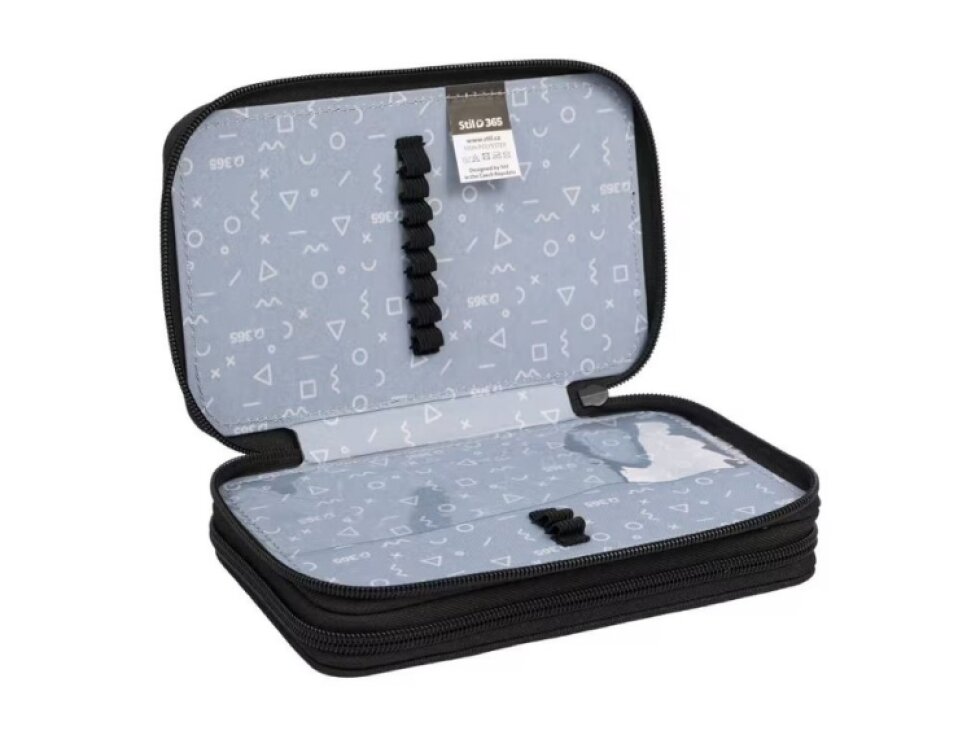 Školní penál dvoupatrový Pixel