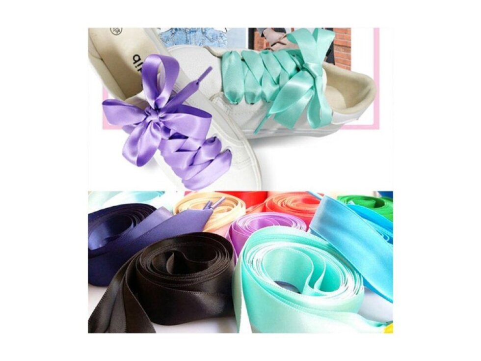 Saténové tkaničky do mikin, 110cm - Růžová