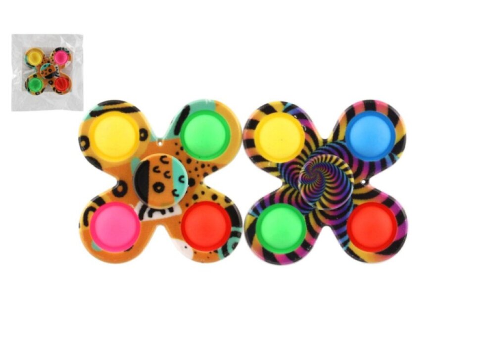 Spinner bubble pops plast 8cm