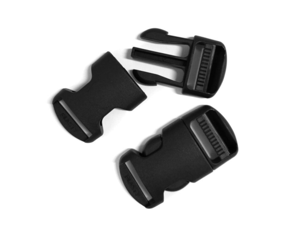 Spona trojzubec 20mm - Černá