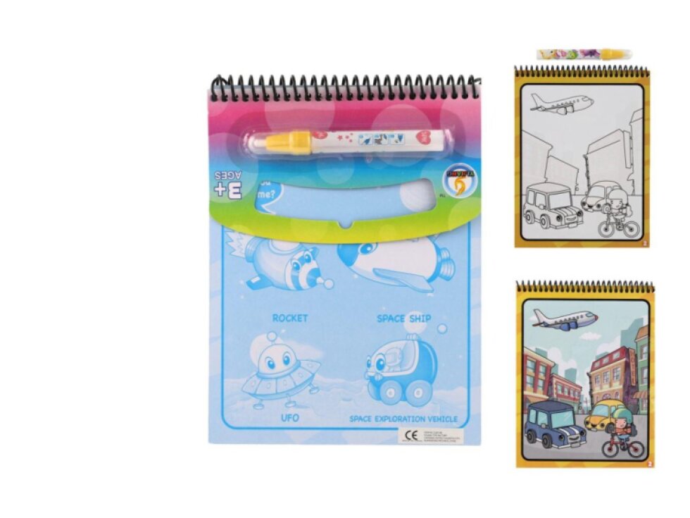 Kouzelné malování vodou/blok s tužkou doprava