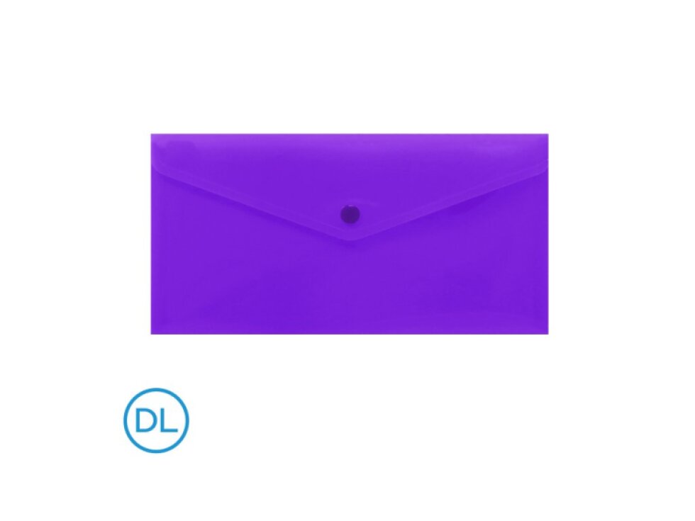 Obal spisový druk DL - neon fialová