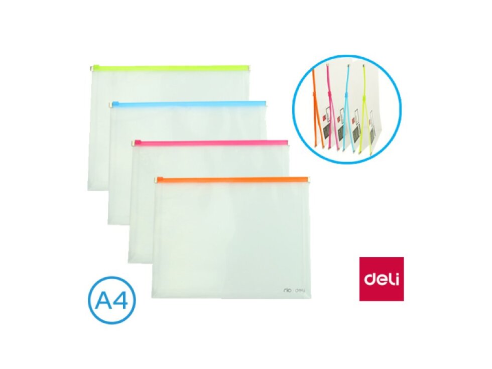 Obal spisový se zipem FASHION A4 MIX