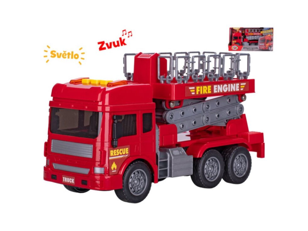 Auto hasiči plošina - 28 cm - na setrvačník