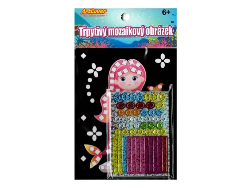 Mini třpytivý mozaikový obrázek - Víly