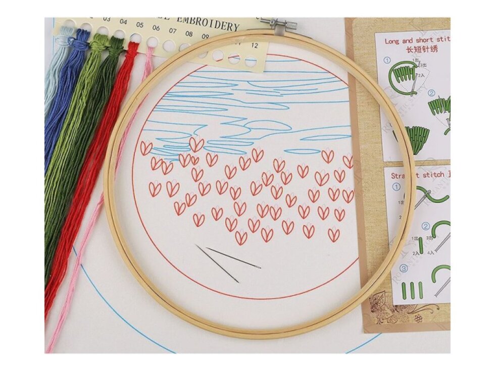 Sada na vyšívání s předtištěným motivem - Tupinány