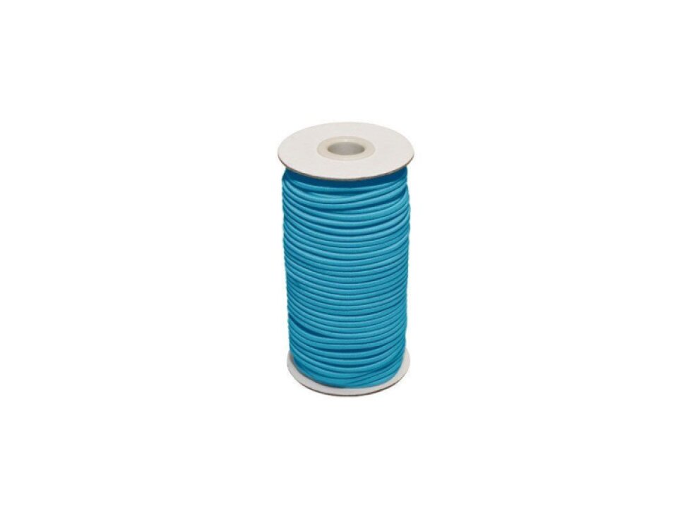 Klobouková guma 2mm - Modrá, aqua