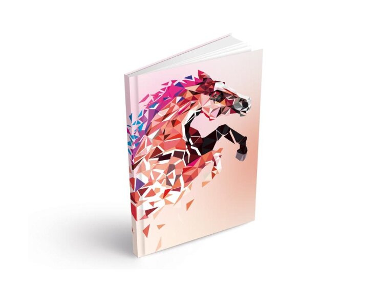 Záznamová kniha A4, 100l/čistá - Kůň