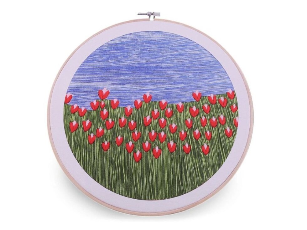 Sada na vyšívání s předtištěným motivem - Tupinány