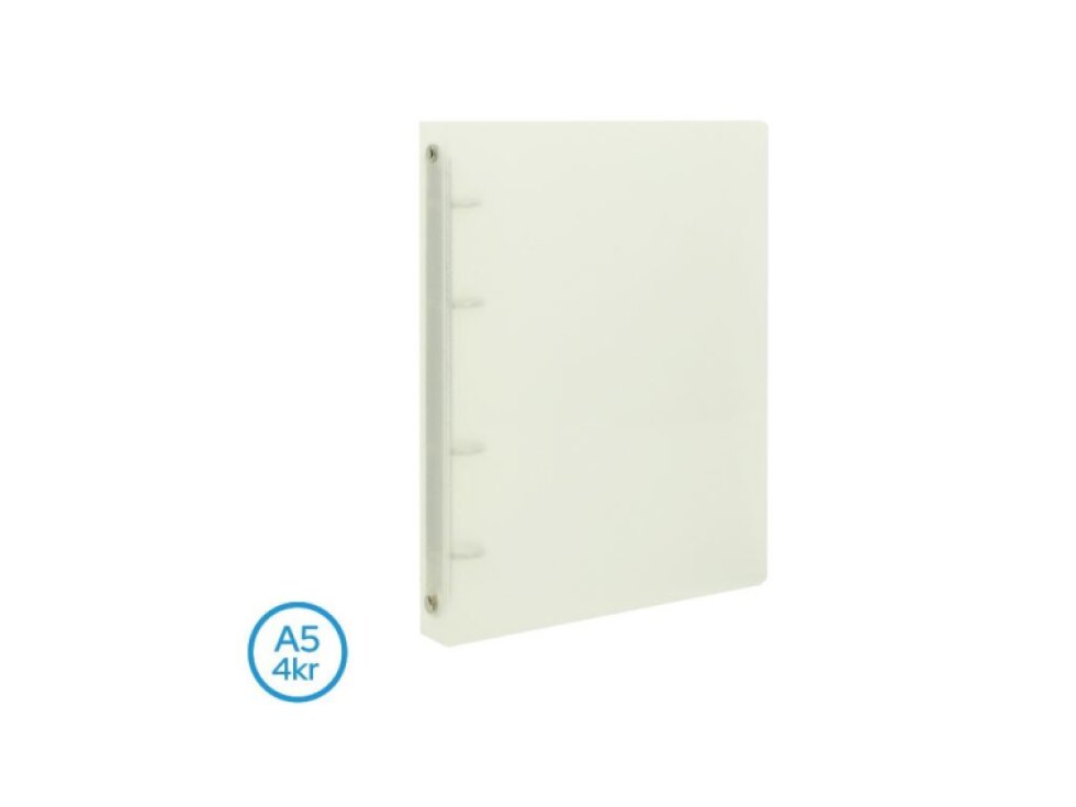 LUMA A5 4 kroužkový transparentní