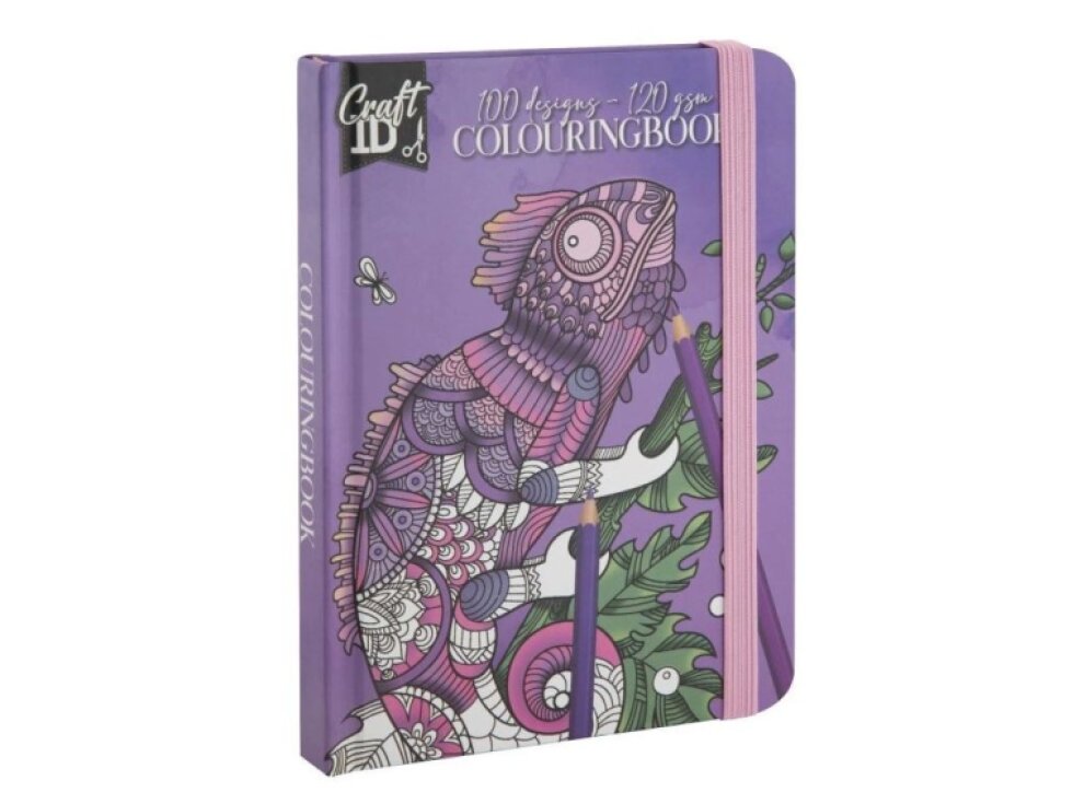 Knížka omalovánek, 100 listů, fialová