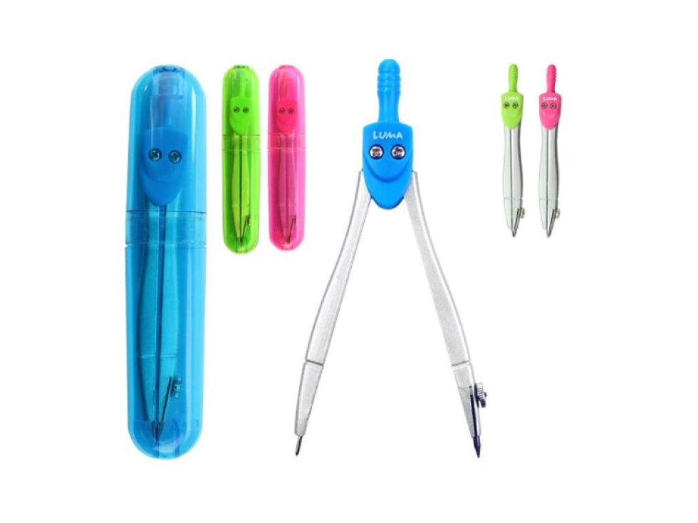 Kružítko kovové NEON LUMA mix