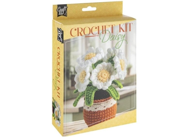 Háčkování - Květina v květináči