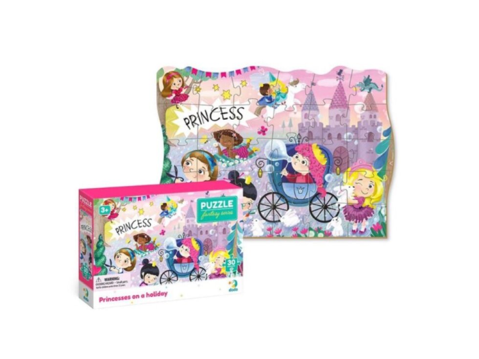 DODO Puzzle: Princezny 27x20cm 30 dílků