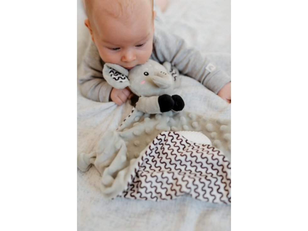 Slon usínáček babyted kousátko, chrastítko plyš 0m+