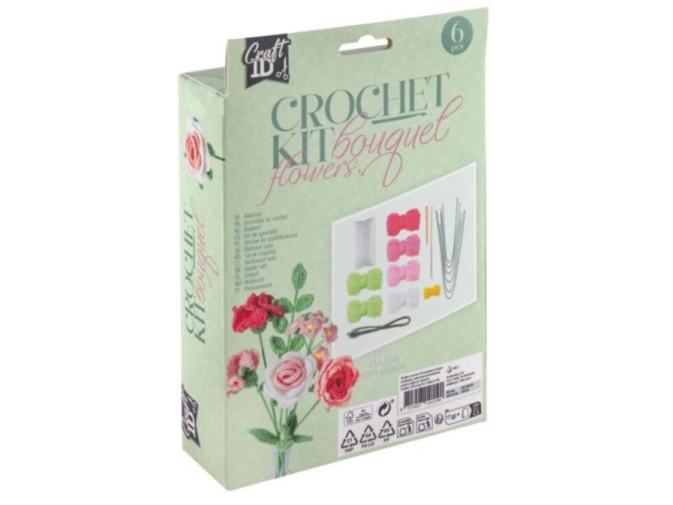 Háčkovací sada - květiny