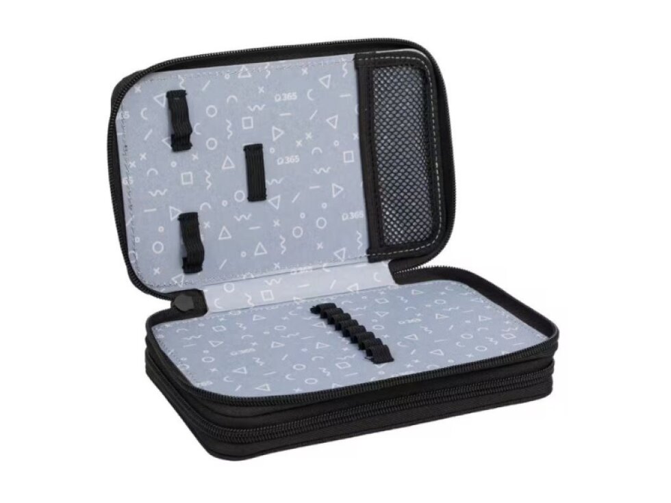 Školní penál dvoupatrový Pixel