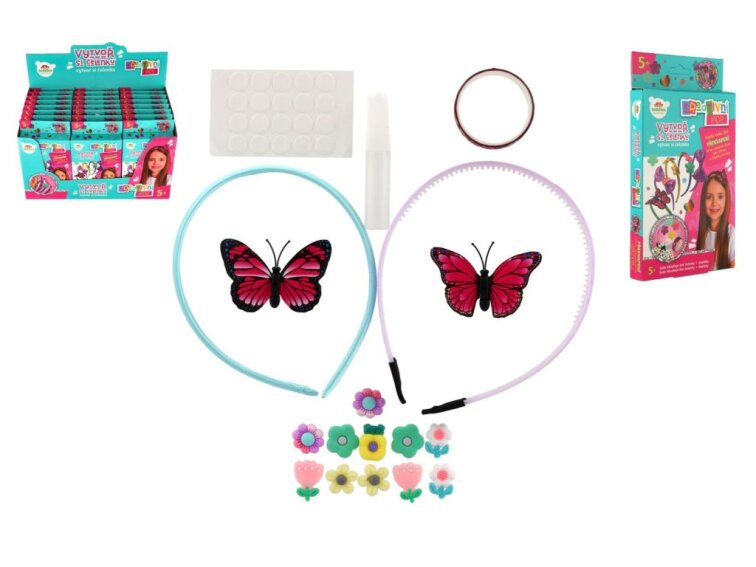 Kreativní sada Vytvoř si čelenku mix druhů