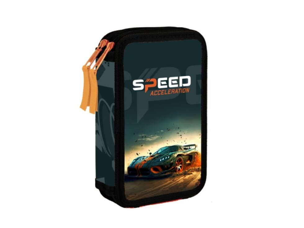 Dvoupatrový školní penál - Auto