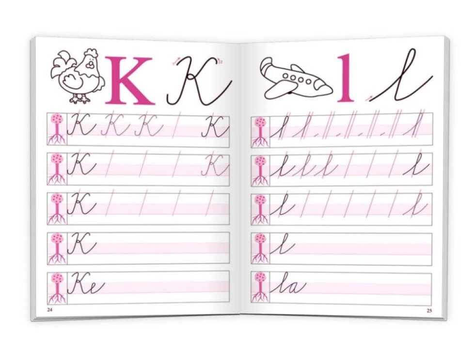 Písanka - písmenka od A až po M