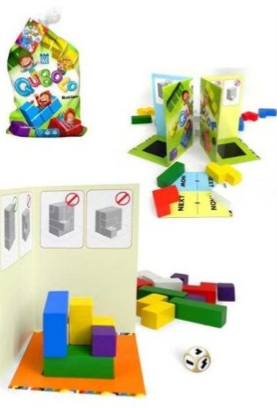 Qubolo společenská hra, dřevěná