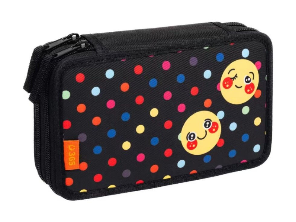 Školní penál dvoupatrový Smiley