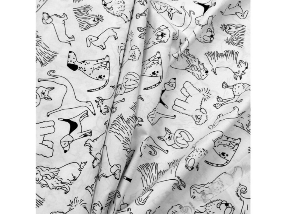 Plátno, omalovánka - Pes, pejsek