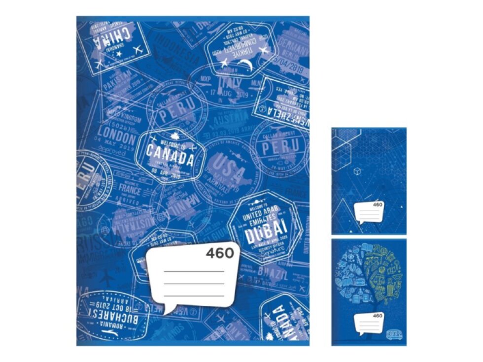 Školní sešit 460 - A4, čistý, 60 listů