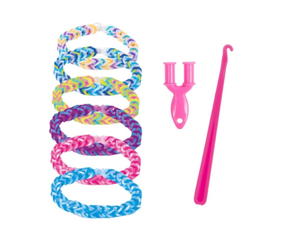 Udělej si svůj náramek - gumičky 5000ks + náčiní