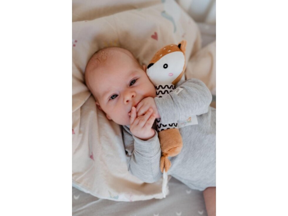 Srneček babyted Pískátko/kousátko plyš 0m+