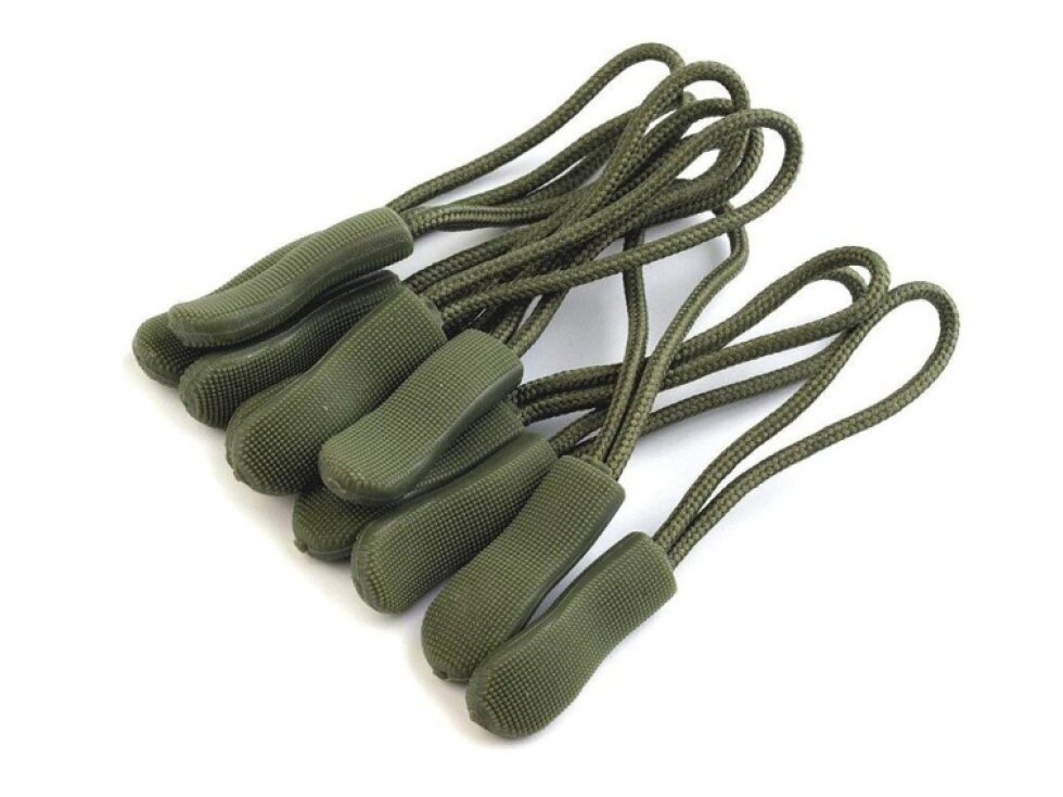 Poutko, taháček na jezdec, zip - Khaki
