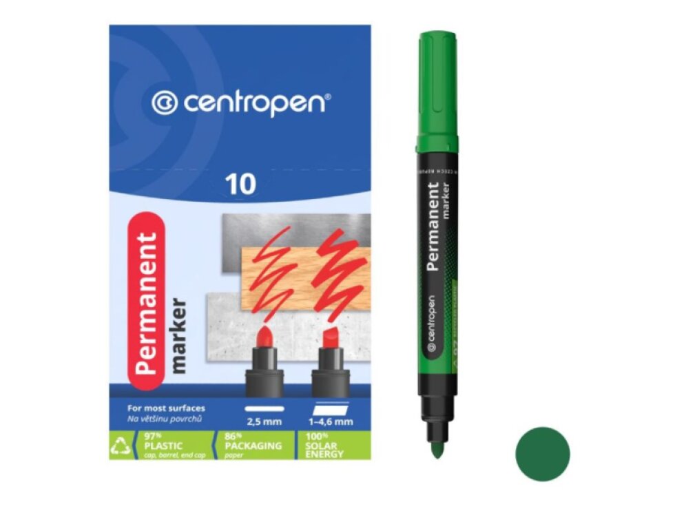 Popisovač CENTROPEN 8566 zelený
