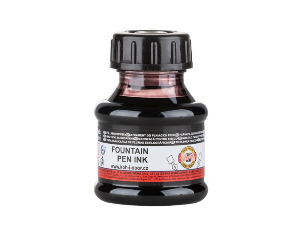 Koh-i-noor - Inkoust do plnících per 50 g - černý