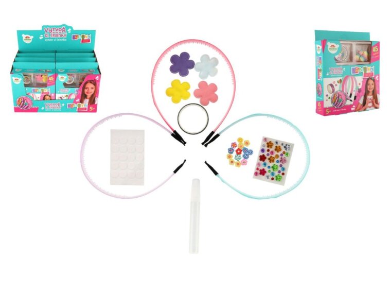 Kreativní sada Vytvoř si čelenku 2 druhy v krabičce