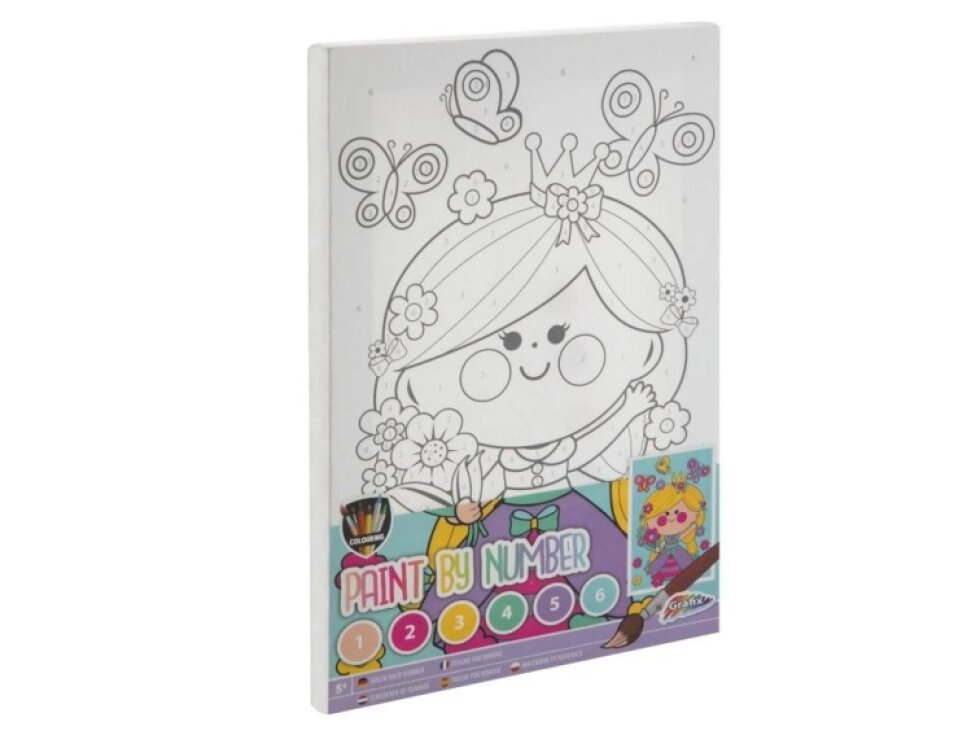 Malování podle čísel na plátno - princezna