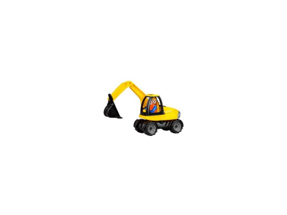 Auto Truckies bagr plast 25cm s figurkou 24m+