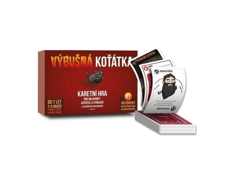 Výbušná koťátka - karetní hra