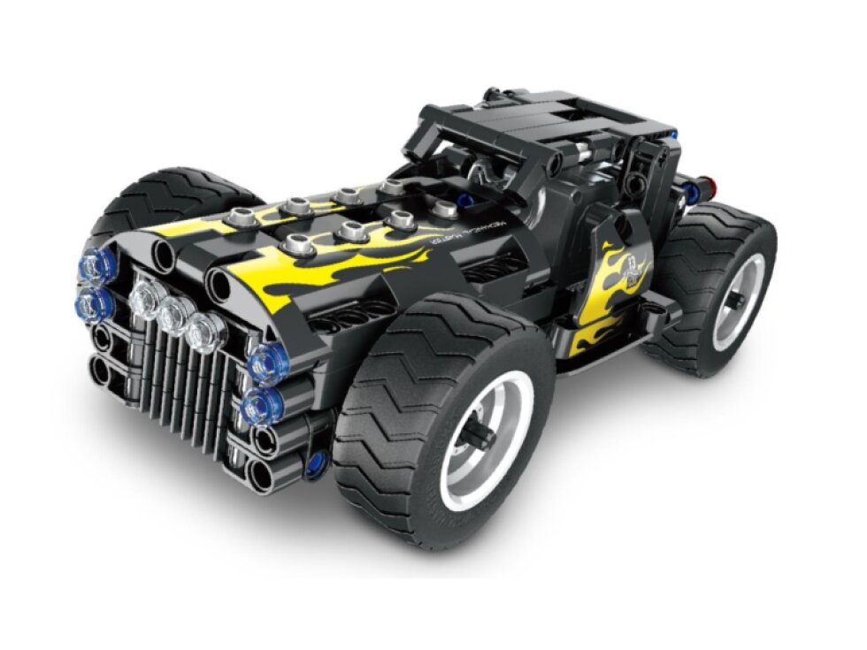 Stavebnice iM.MASTER auto na zpětné natažení plast 177 dílků